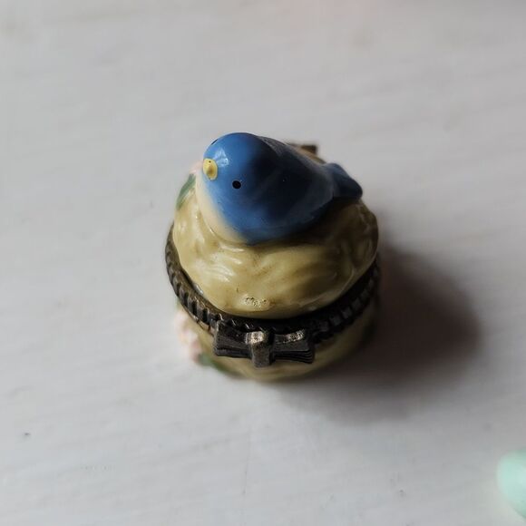 Midwest of Cannon Falls Other - Blue Bird Trinket Box with Tiny Egg